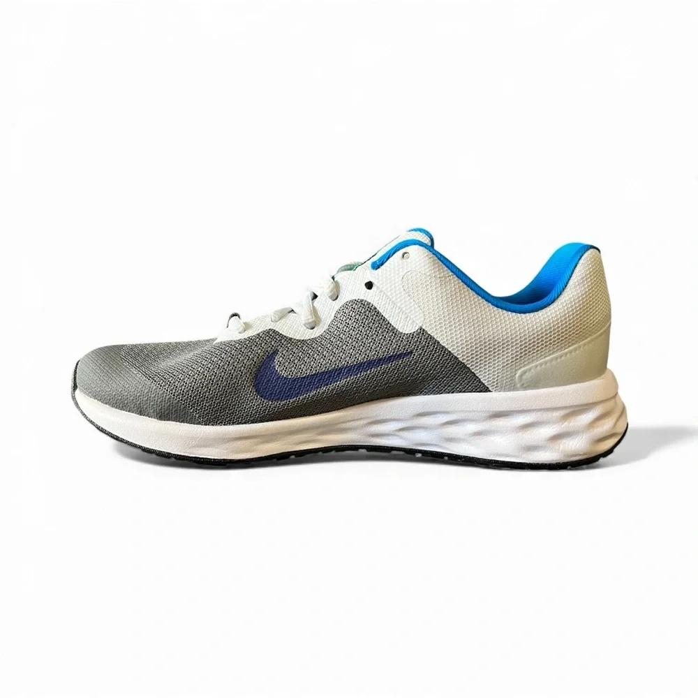 Nike Revolution 6 NN (GS) Cool Grey and Photo Blue Running Shoes New no box - Picture 2 of 12